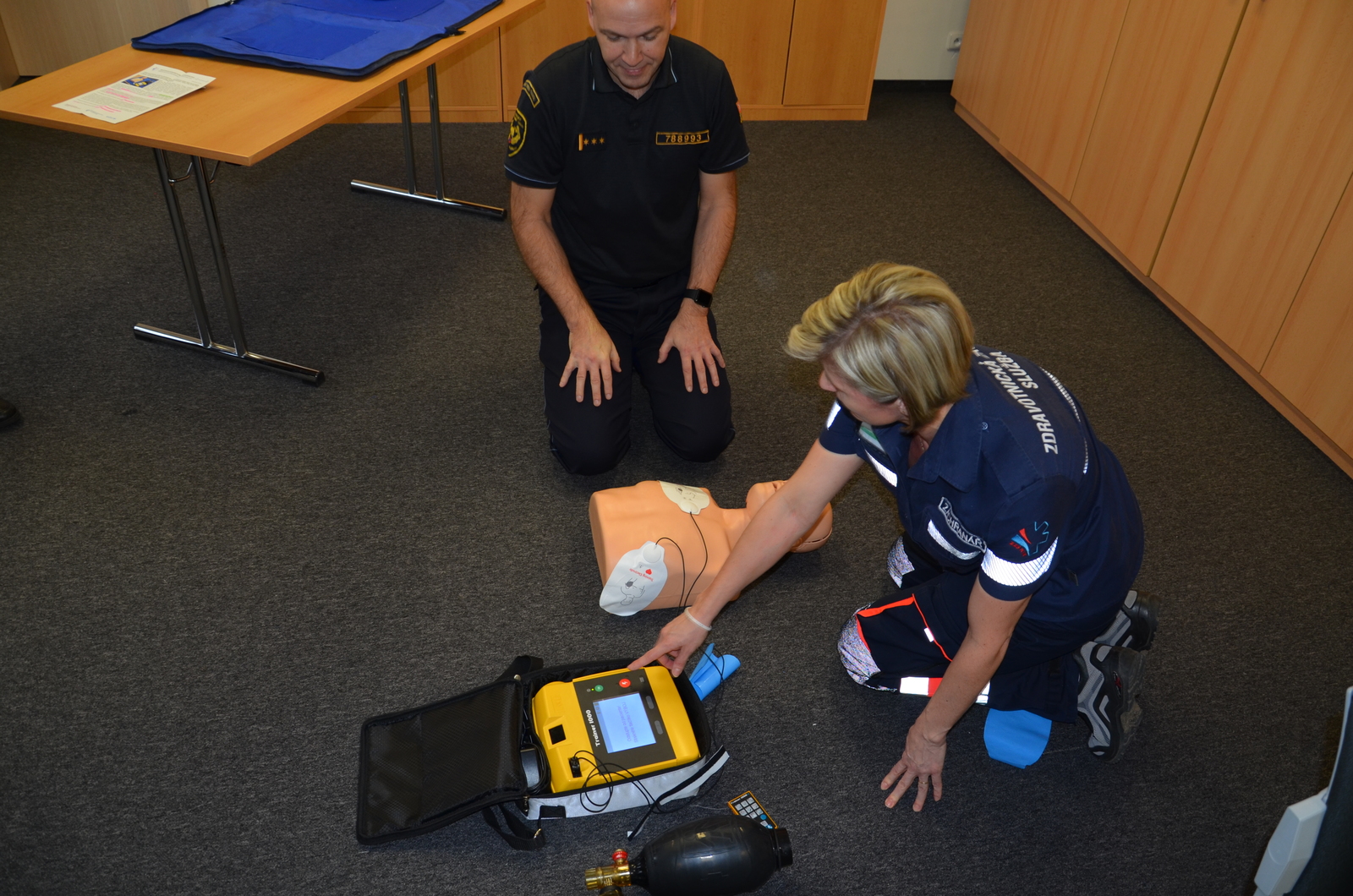 zapůjčení tréningového AED hasičskému záchrannému sboru