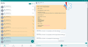Obrazovka elektronického avizování pacienta ZZS KVK